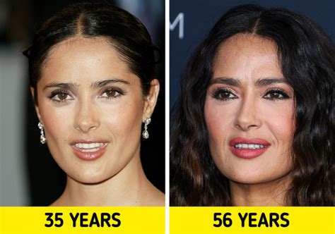 Salma Hayek Before and After Plastic Surgery: Boobs, Nose, Face